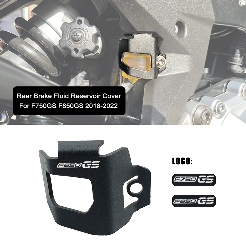 

For BMW F850GS F750GS Rear Brake Fluid Reservoir Guard Protector F 750GS F850 GS F 750GS 2018-2022 2021 Motorcycle Accessories
