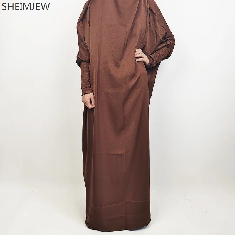 2024 женское платье с банданой мусульманский хиджаб Рамадан свободная абайя