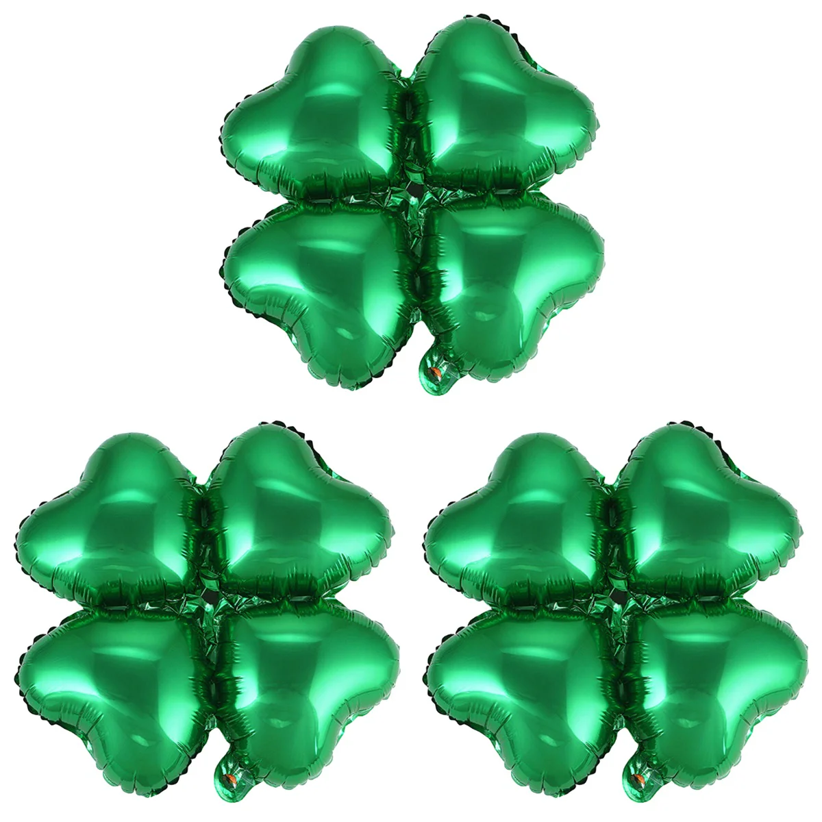 

36 pcs Lovely Heart Shape Four Leaf Foil Balloons Green Party Decor Balloon for Wedding Birthday Festival