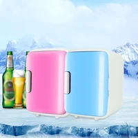car 4l mini portable small refrigerator with hot and cold dual modes store drinks fruitsbeauty productsand travel essentials