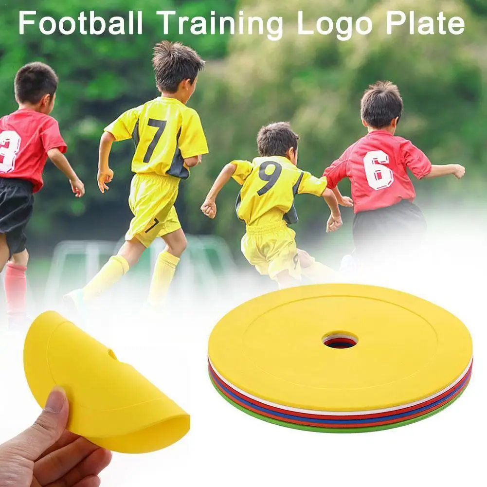 

Football Training Mark Plate 10pcs Agility Training Vibrant Color Soccer Training Obstacle Logo Round Disc For Exe J3l8