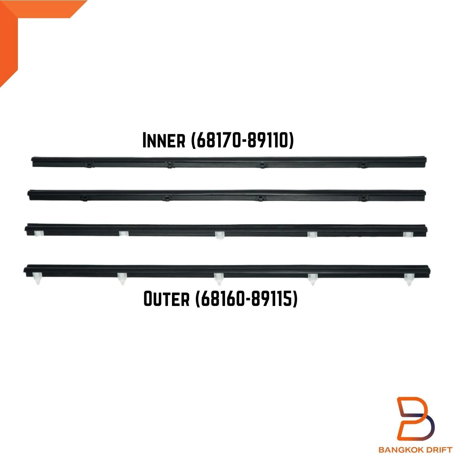 Для Toyota Hilux LN50 LN65 RN60 4runner дверной ремень уплотнитель окна