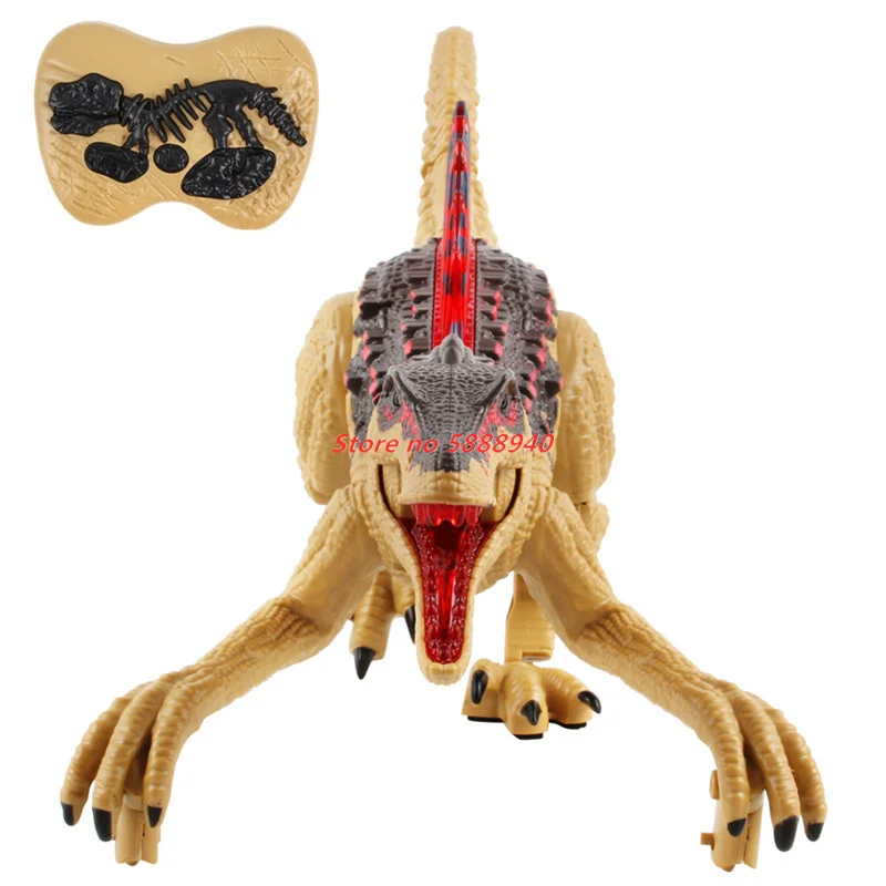 40 см 2 4G RC динозавр игрушка вспышка качели дракон рев ходьба музыка электрический