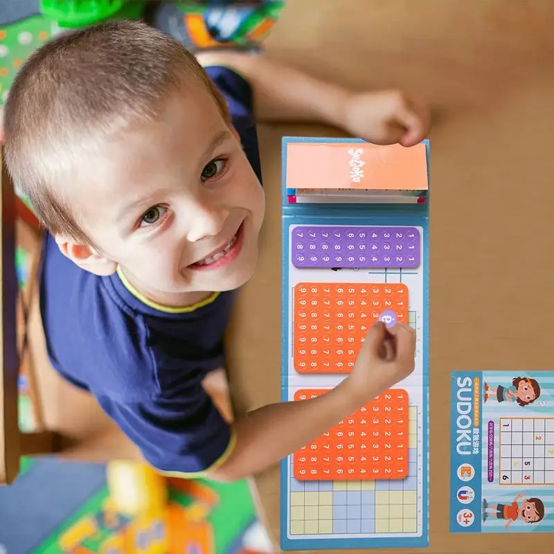 

Brain Games Sudoku Puzzles Book Magnetic Multifunctional Educational Toy Gift Math Educational Toys For Preschool Kids Children
