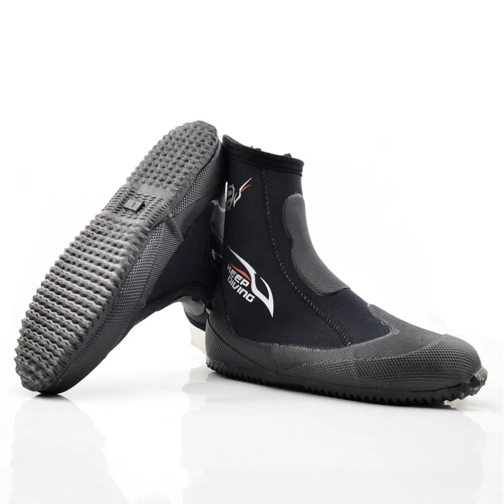 

Vulcanized Shoes Scuba Diving Boots 2pcs/set 5mm Black Outdoor Pair Replacement Snorkeling Water Sport High Top