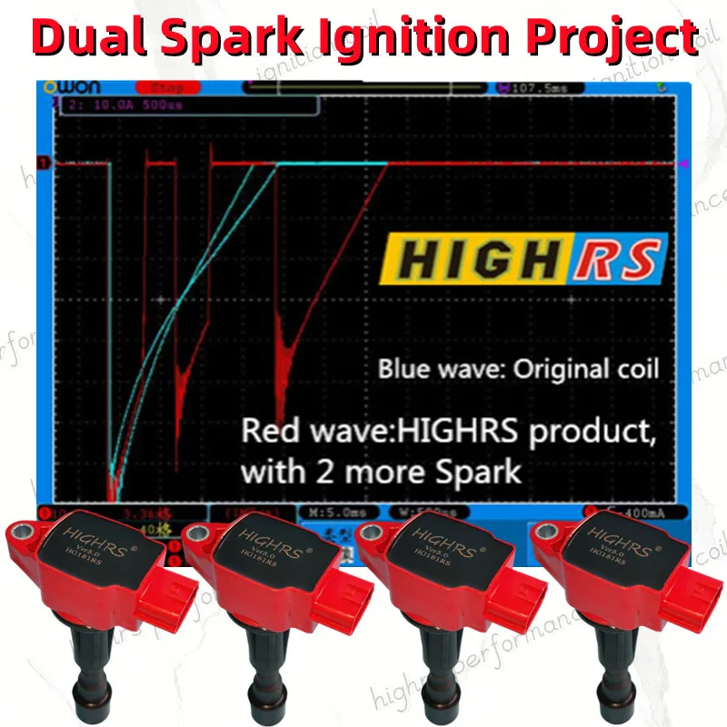 Двойная Свеча зажигания катушка для Mazda 2 3 ZJ2018100 LFDE LF17 Y650 Y655 LF72 LFN7 LFN8 LF5H LF5W B6ZE Y404 ZY-DE