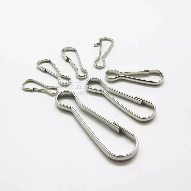 

YIWANG Iron Stainless Steel Metal Simplex Hook Snap Spring Clip