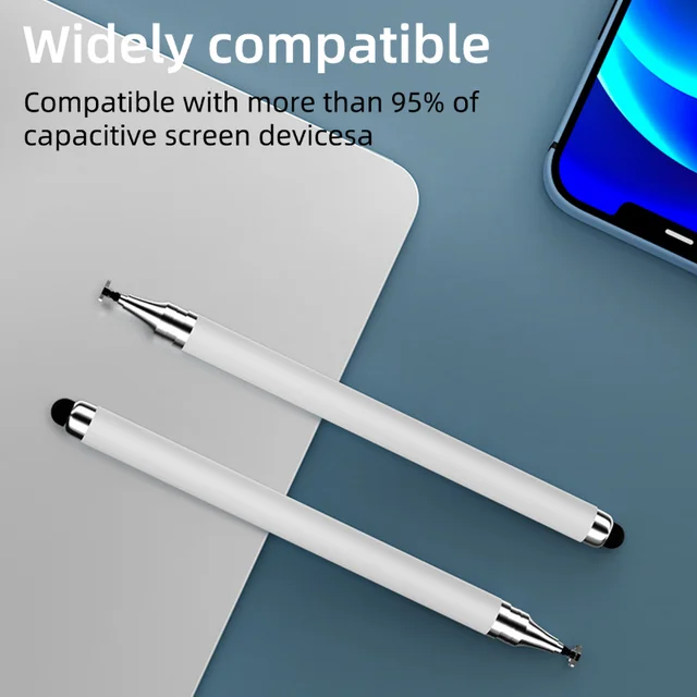 2 in 1 Universal Stylus Pen for ios Android Tablet Mobile Phone for iPad Accessories Drawing Tablet Capacitive Screen Touch Pen 5