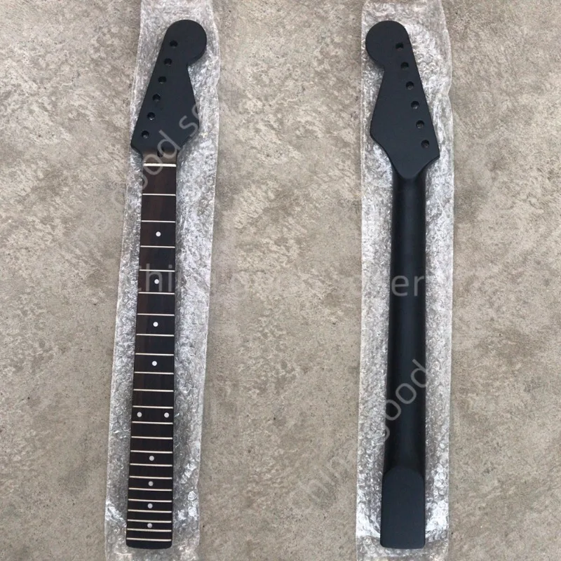 [Mute Black] 22-ладовая электрогитара гриф кленовая ручка из палисандра ST Strat Stratocaster