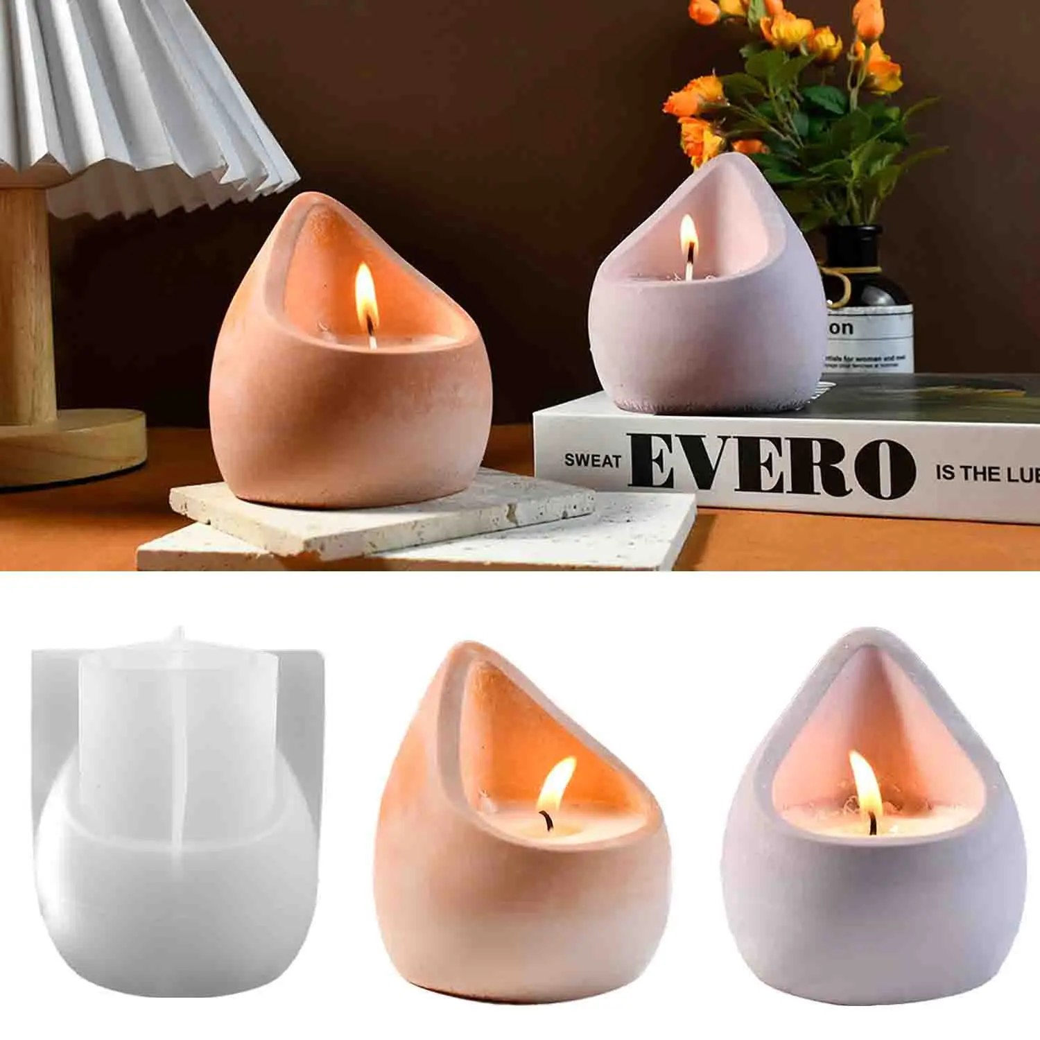 Силиконовые формы для гипсовых украшений с каплями воды изготовления