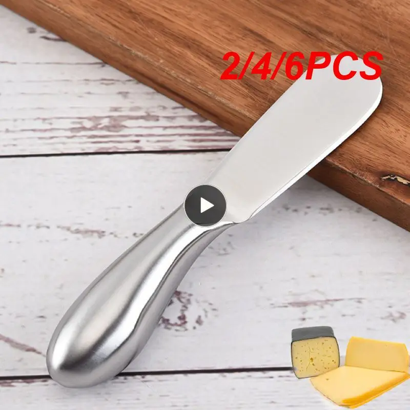 

2/4/6 искусственный нож для масла, утолщенный нож для крема из нержавеющей стали, портативный Магнитный нож, кухонные инструменты для выпечки