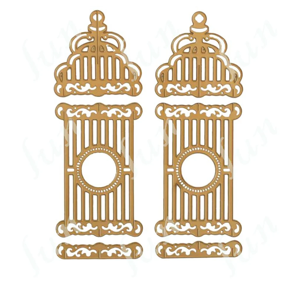 

2022 Hot Sale Newest Metal Cut Dies Collapsible Bird Cage Die Set Diy Scrapbooking Paper Craft Knife Mould Blade Punch Stencils