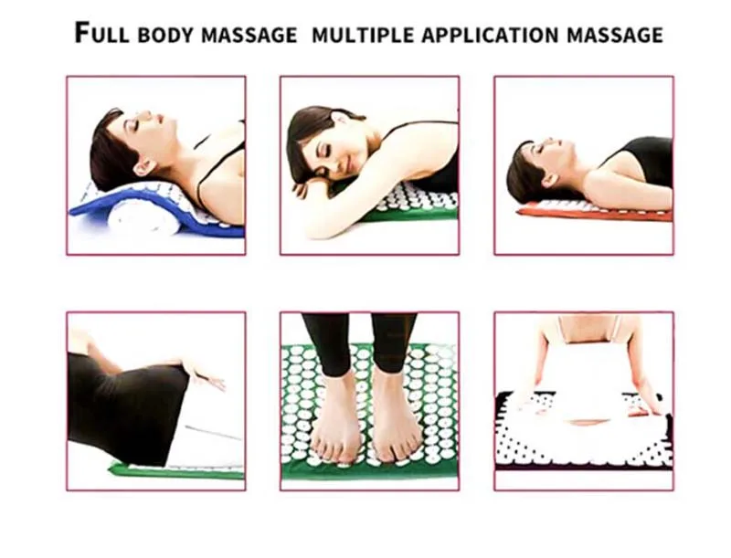 Массажная подушка наборы для акупунктуры снимающие стресс боль в спине