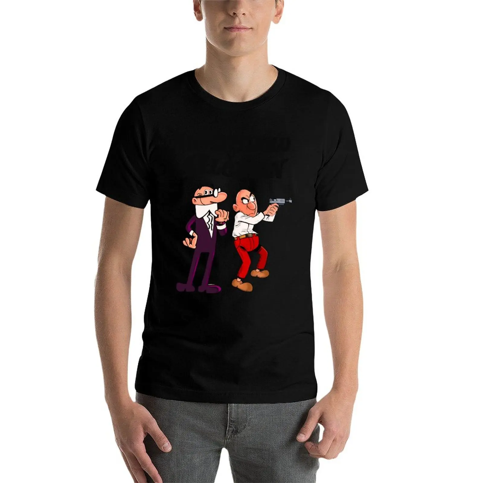 Фото Футболка Mortadelo y Filemon, мягкая базовая хлопковая футболка с короткими рукавами №4