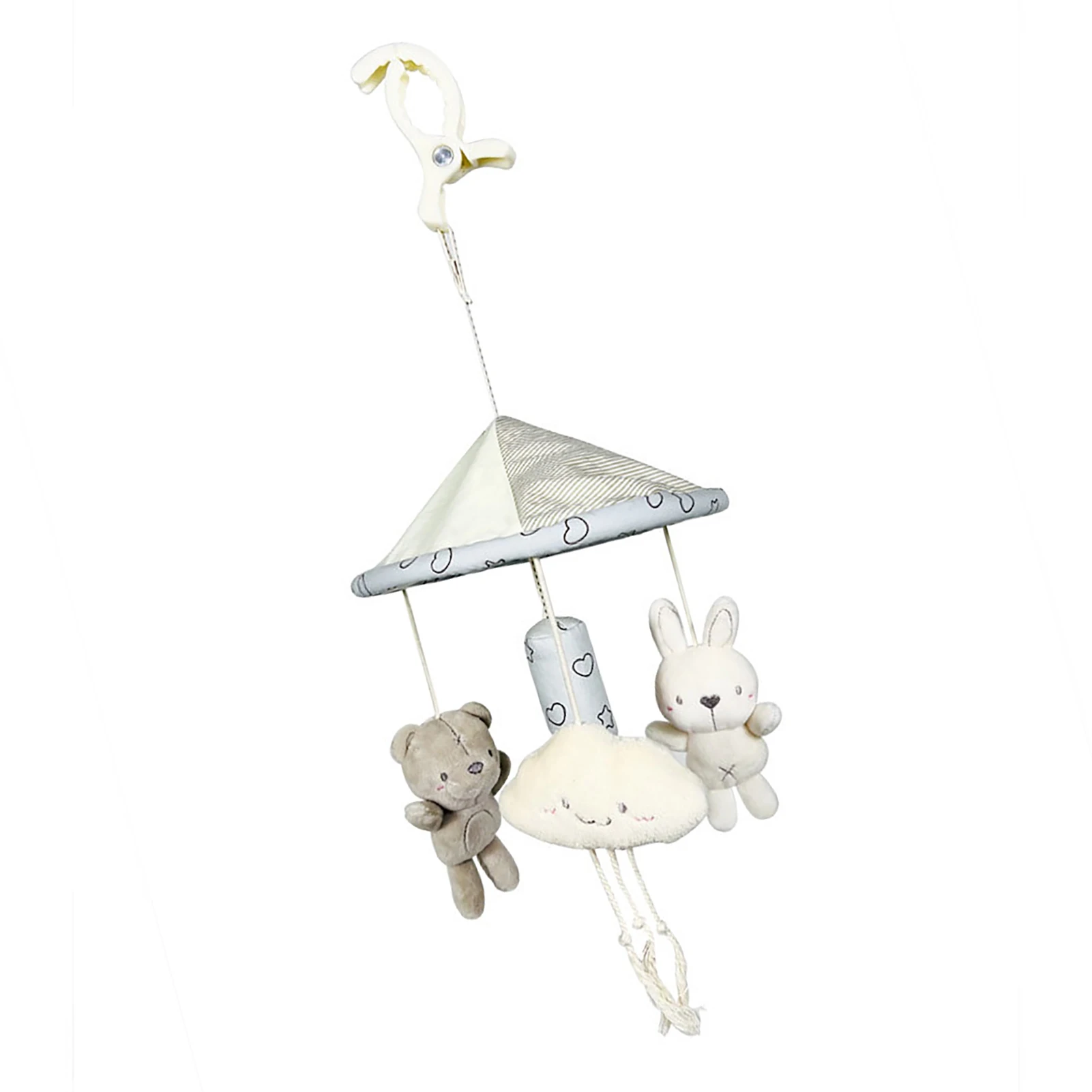 

Animal Theme Crib Toys Hanging Plush Stroller Toys Sound Toy Rattle & Wind Chime Toy Stuffed Animal Type Carseat Toys For