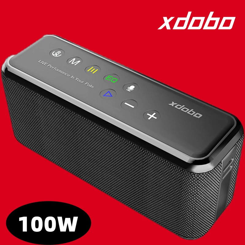XDOBO X8 Max 100 Вт портативная беспроводная Bluetooth Колонка TWS сабвуфер и Аккумулятор