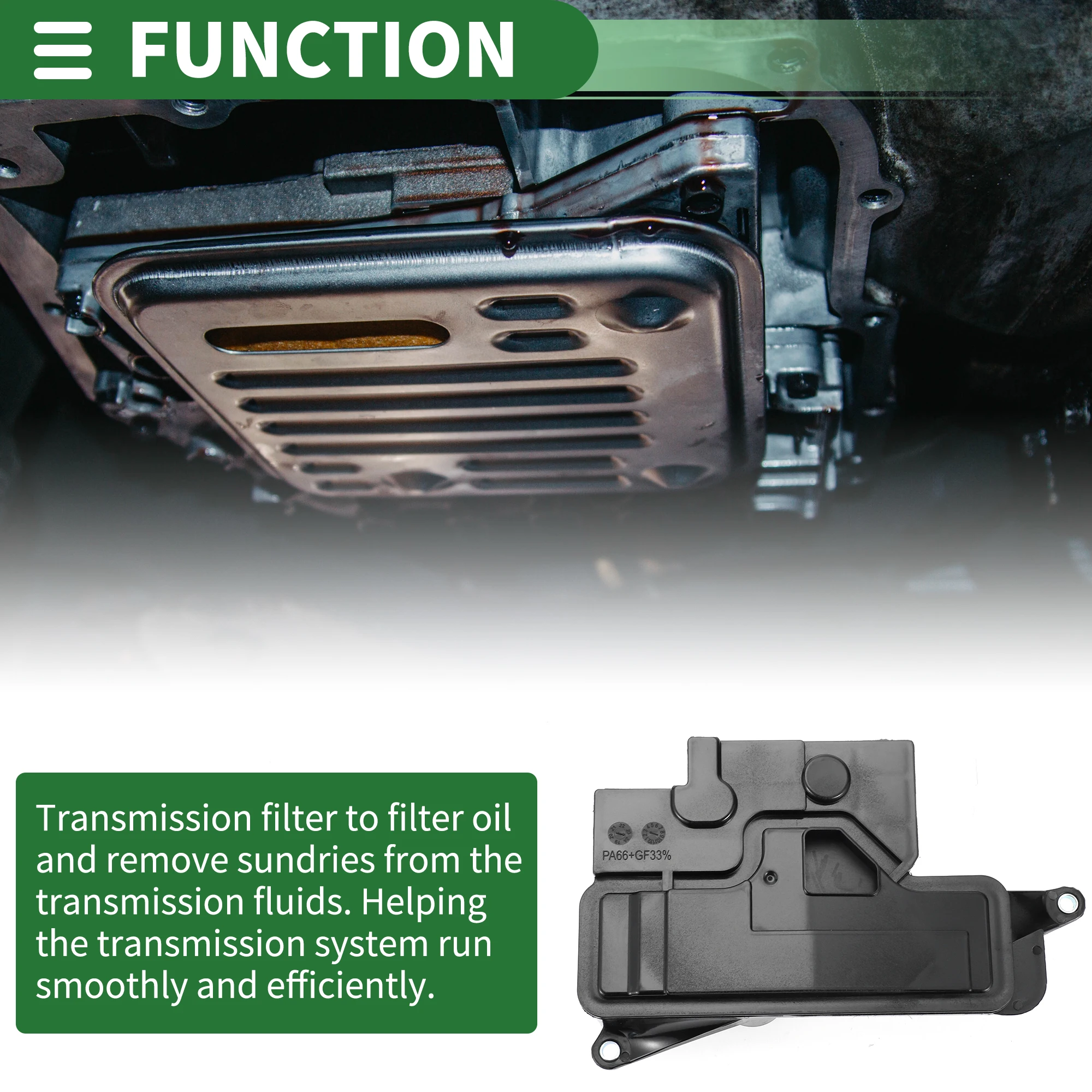 UXCELL ASV71/ASZ10 Фильтр автоматической коробки передач No. 3533073021 для Toyota RAV4 2.5L 2016-2019 VISTA