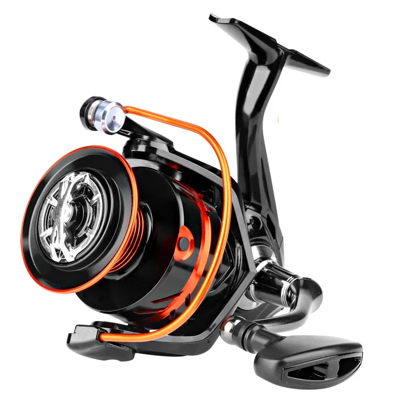 Катушка для спиннинга 2022 года с максимальным тормозом 12 кг Carrete De Pesca 5.2:1 из металла нержавеющей стали для ловли рыбы в соленой воде для снасти.
