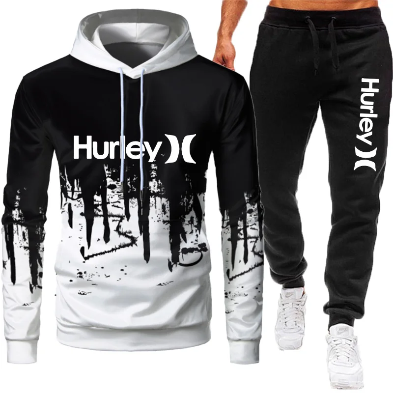 

Pearly Gates Brand Men's Brand Clothing Sweat Suit Autumn Winter Sets Hoodie+Pants Two Pieces Casual Tracksuit Male Sportsw