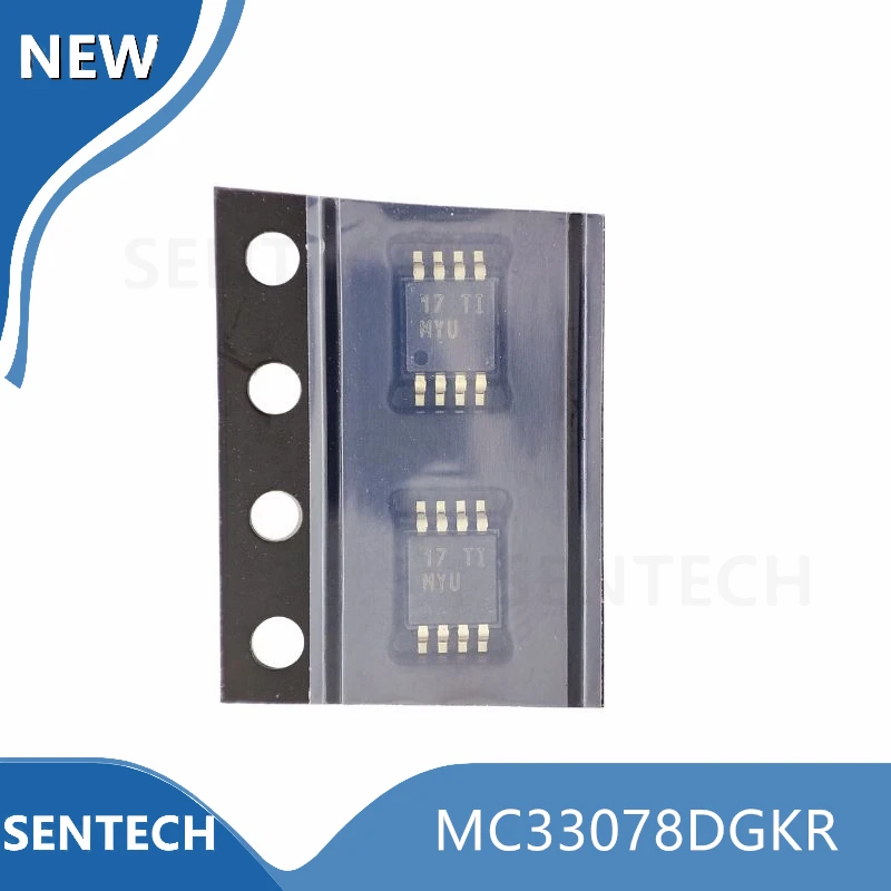 MC33078DGKR MSOP8 MYU двухсторонний высокоскоростной малошумный операционный усилитель |