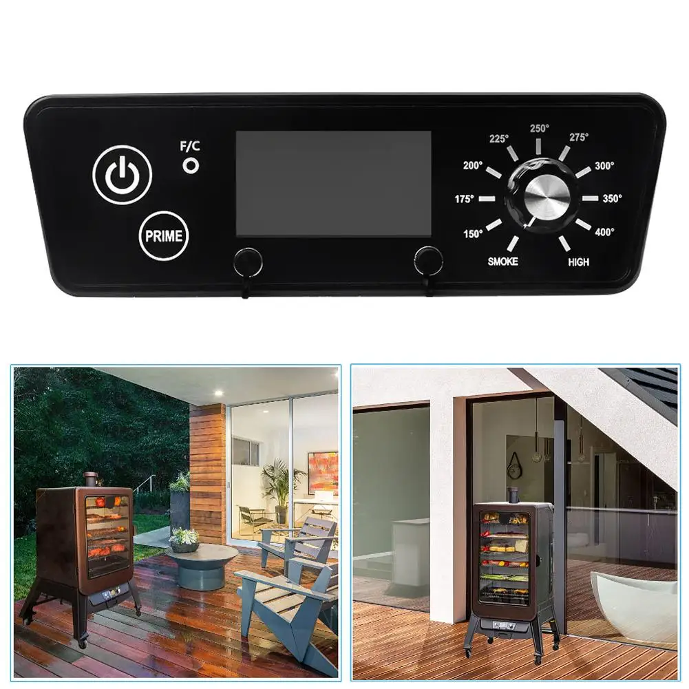 

Digital Thermostat Control Board With Lcd Display Bbq Controller Accessories Stove Kitchen Controller Pellet Abs U0v6
