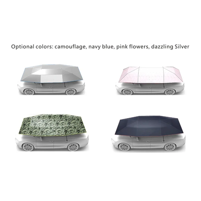 

automatic car umbrella folded protection car tent portable movable carport