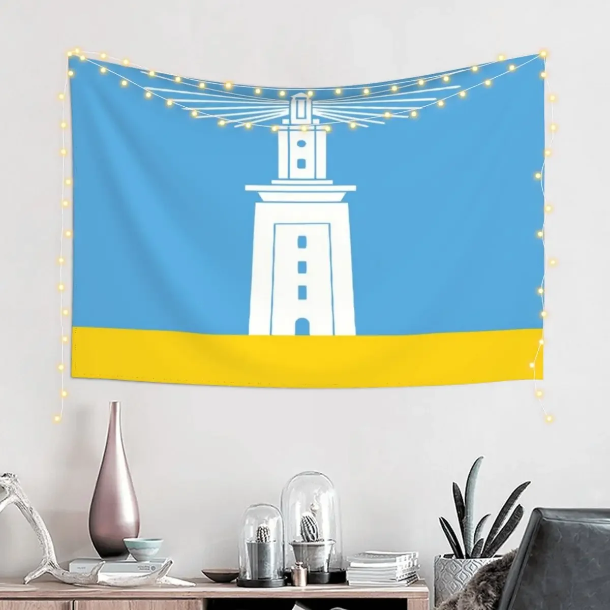 ALEXANDRIA EGYPT (ФЛАГ) Гобелен Декор для спальни Товары дома