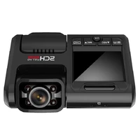 4k 2160p wifi gps logger dual lens car dvr 96663 chip imx323 sensor night vision dual camera dash cam recorder d30h