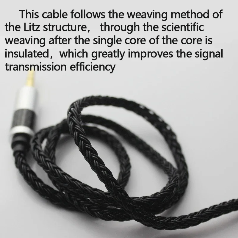 Аудиокабель Technica посеребренный плоский Улучшенный кабель для наушников штекер