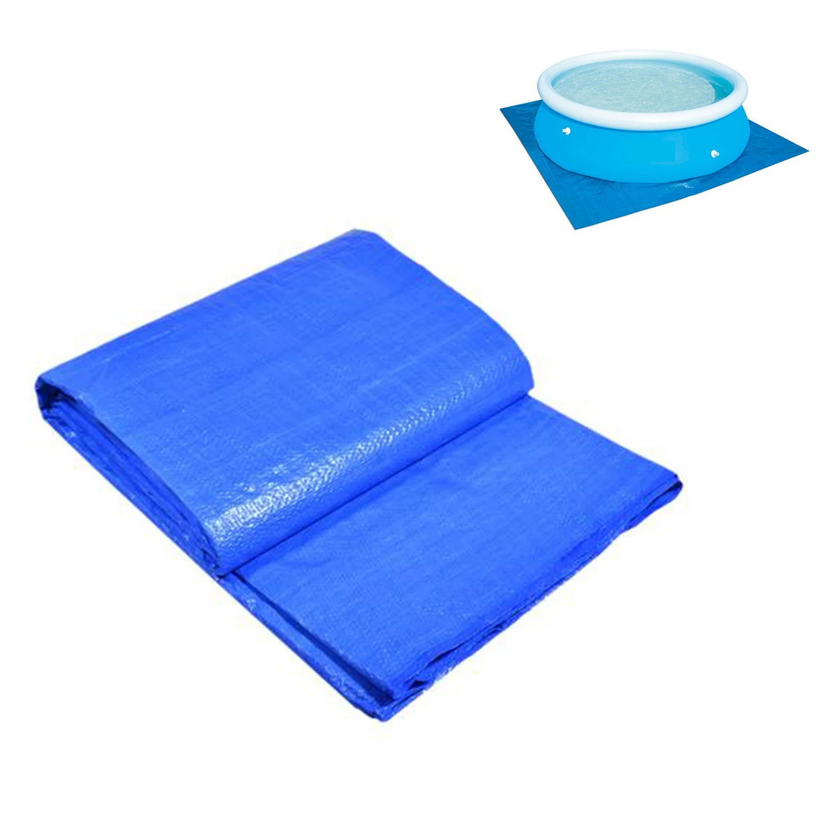 

Многоцелевой Круглый тканый брезент для бассейна, водонепроницаемая Пыленепроницаемая ткань для пола, 16 х16 футов