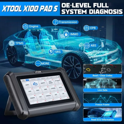 2023 новейшие подушечки XTOOL X100 с полной диагностикой системы 23 + Сервисные функции