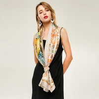 18090cm brand summer women scarf fashion quality soft silk scarves female shawls foulard beach cover ups wraps silk bandana