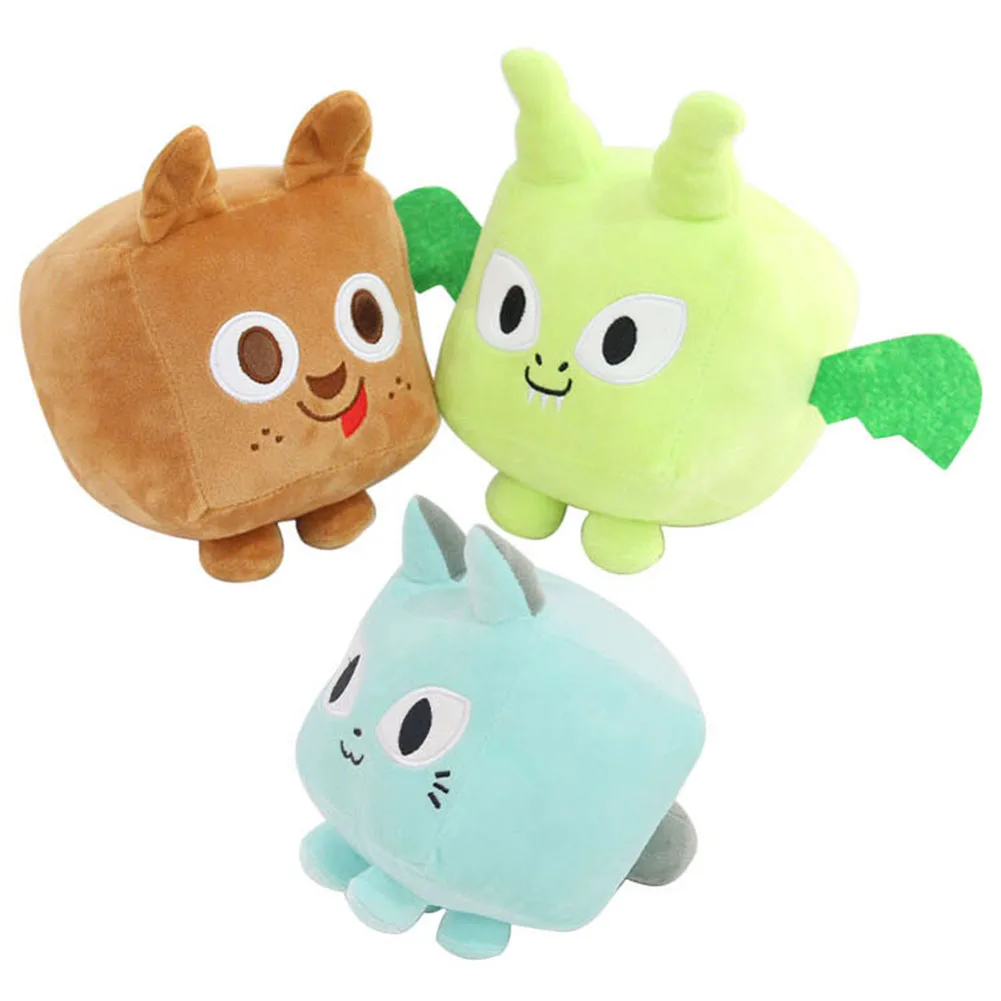 

Квадратная плюшевая игрушка в виде кошки, милое животное, мягкая кукла для детей, детские поклонники, подарок на день рождения, Рождество, по...