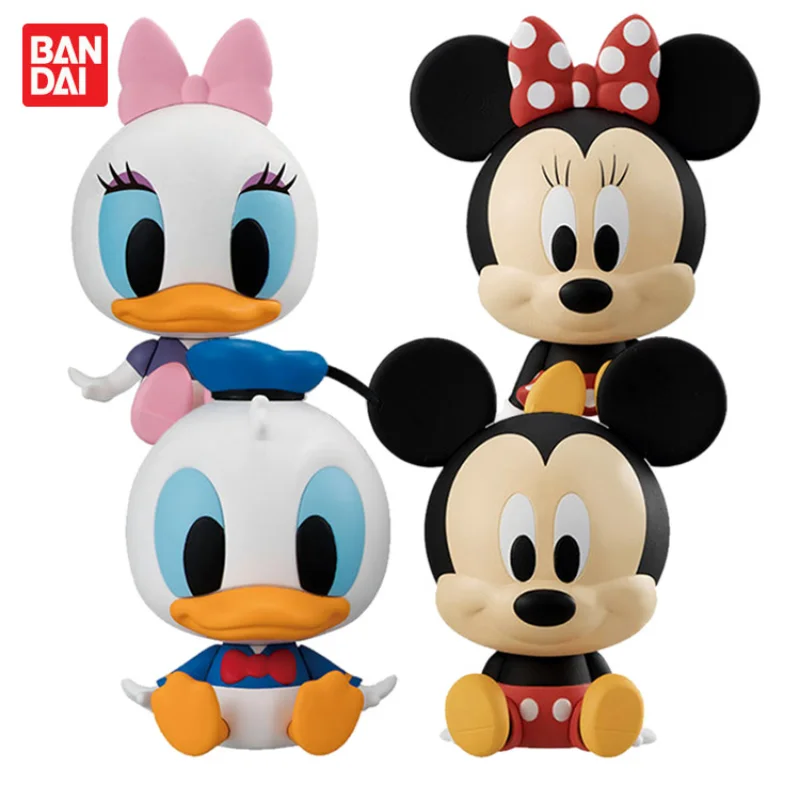 

Оригинальные капсулы Bandai, персонажи Диснея, Дональд Дак, Микки Маус, собранные Аниме фигурки, настольные украшения, подарки на Хэллоуин