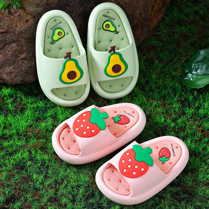 

Children Slippers Shoes Cartoon Home Shoes for Boy Girl Summer Men Women Soft House Slippers Beach Child Adults Kids Baby Slides