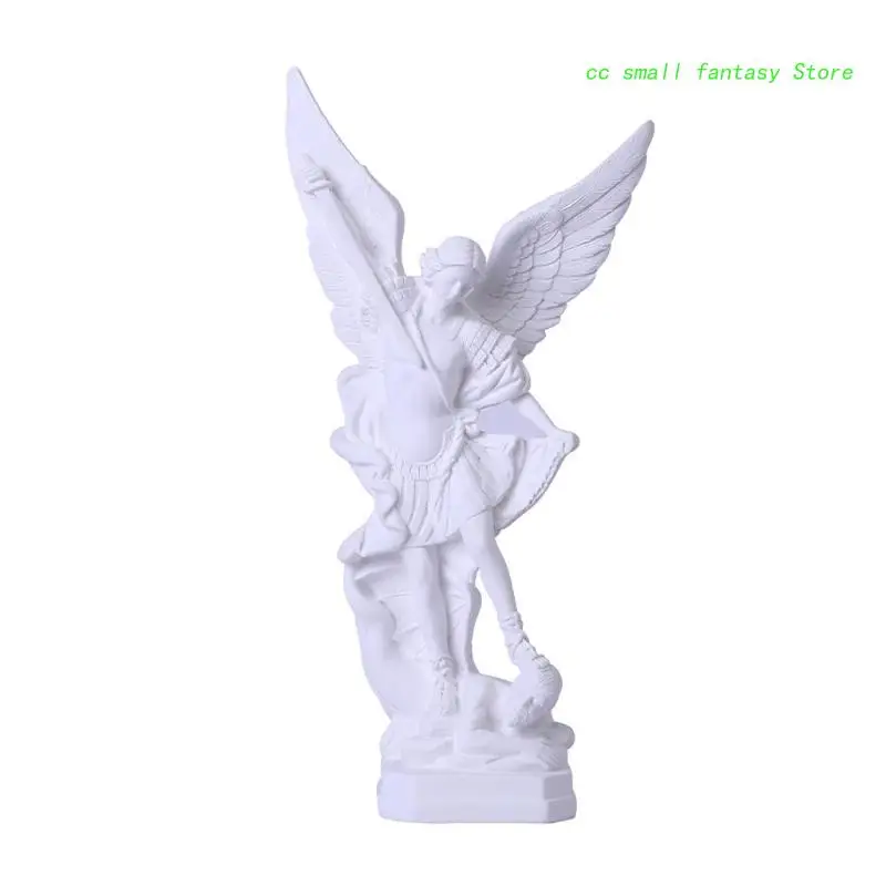 

12Inch Archangel Statue Angel Sculpture Figurine Ornaments Home Collectible Gift