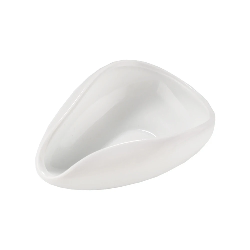 

White Pottery Coffee Bean Dosing Cup Perfectly Measures and Loads Beans Unique Shape and Appearance Easy to Clean