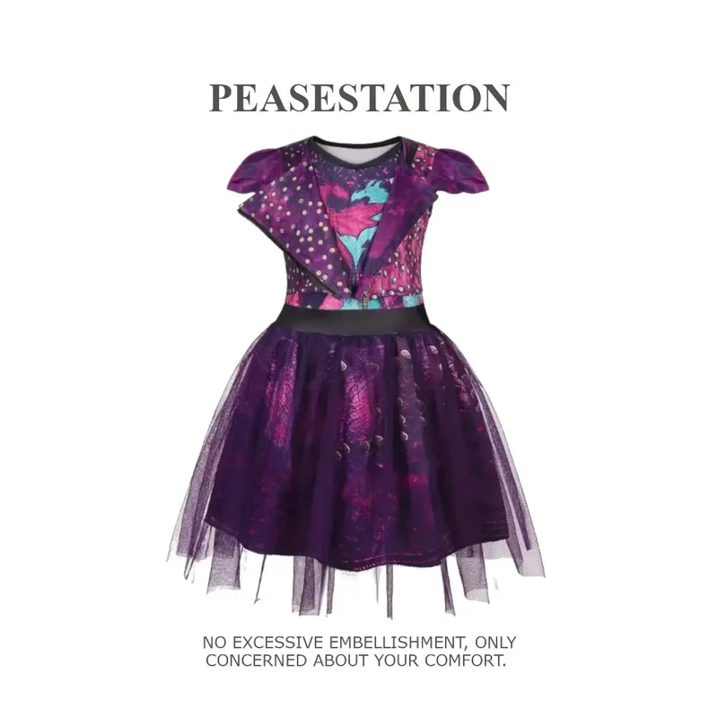 Детский костюм D-Descendants 3 Mal для девочек карнавальный Эви детская фантазия одежда