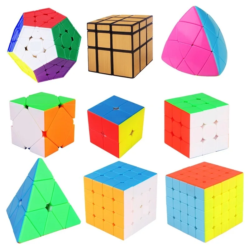 [Picube] осевая ветряная мельница Фишер Little Magic 3x3 Eitan Lvy cube Mirror Blue с черным углеродным