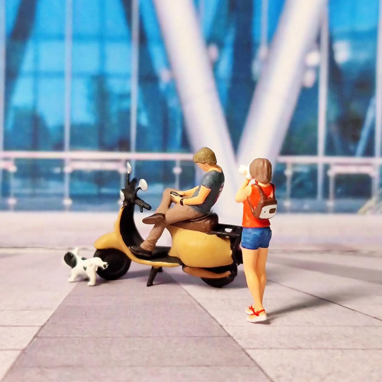 

1/64 Miniature People Figurines Sand Table Scene for Desktop Accessories