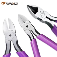 topforza cutting pliers diagonal wire side cutters oblique cut nippers jewelry electrica cable shears electrician hand tools