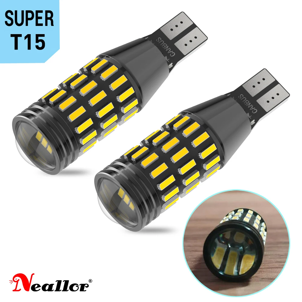 

Автомобильная светодиодсветодиодный лампа для заднего хода W16W T15 921 12 В, Canbus для Skoda Octavia Rapid Fabia Yeti a5 7 Kodiaq 6500K, белая, красная, для автомобиля