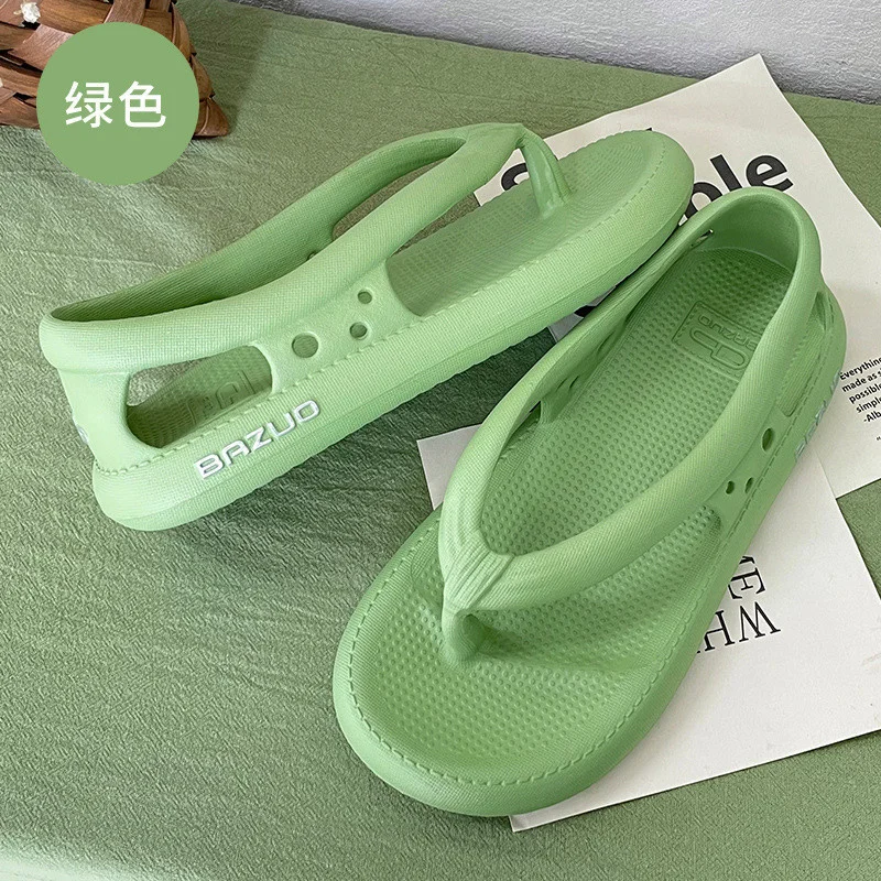 

Flip Flops Mens Thong Sandals Summer New Female Shoes Thick Bottom Non-slip Slide Slippers Outdoor Indoor Couples Shoes