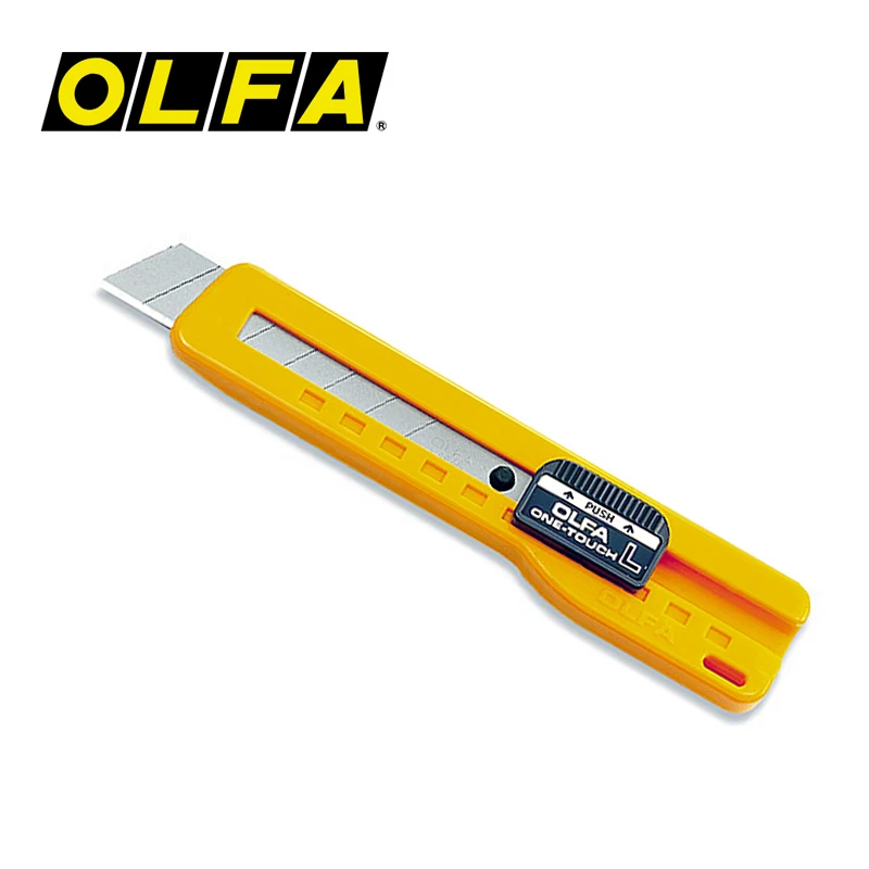 

OLFA SL-1 Utility Knife 18mm Large Model Craft Production Cutters Paper Cutting One-Touch Slide Lock Cutter Home Office Knives