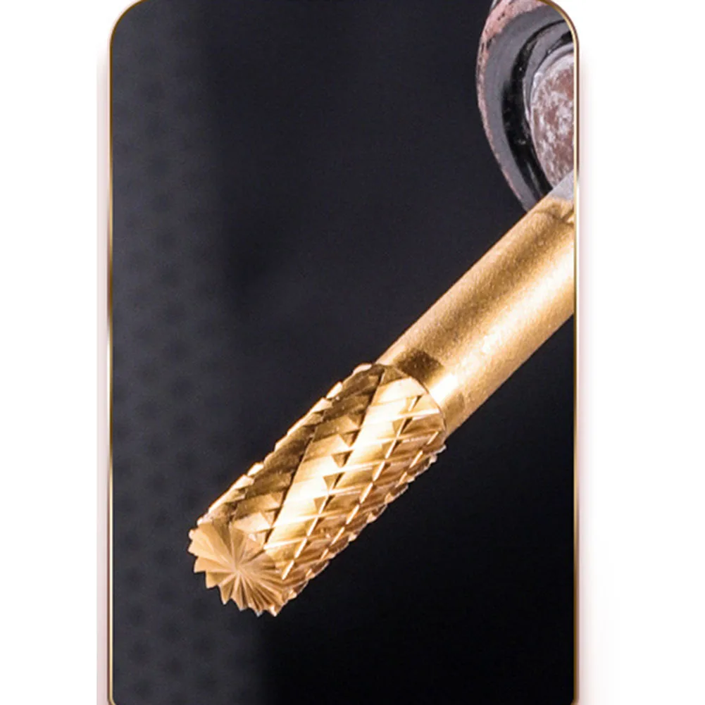 1 шт. роторный фрезерный напильник с шестигранным хвостовиком двойной паз