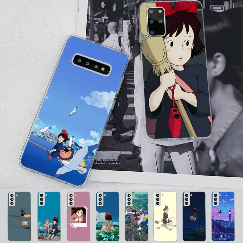 

Anime Kiki's Delivery Service Phone Case for Samsung S21 A10 for Redmi Note 7 9 for Huawei P30Pro Honor 8X 10i cover