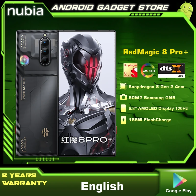 

Новинка, смартфон Nubia REDMAGIC 8 Pro Plus 5G, Snapdragon 8 Gen 2, 165 Вт, Super Charge, 6,8 дюйма, AMOLED, 5000 мАч, камера 50 МП