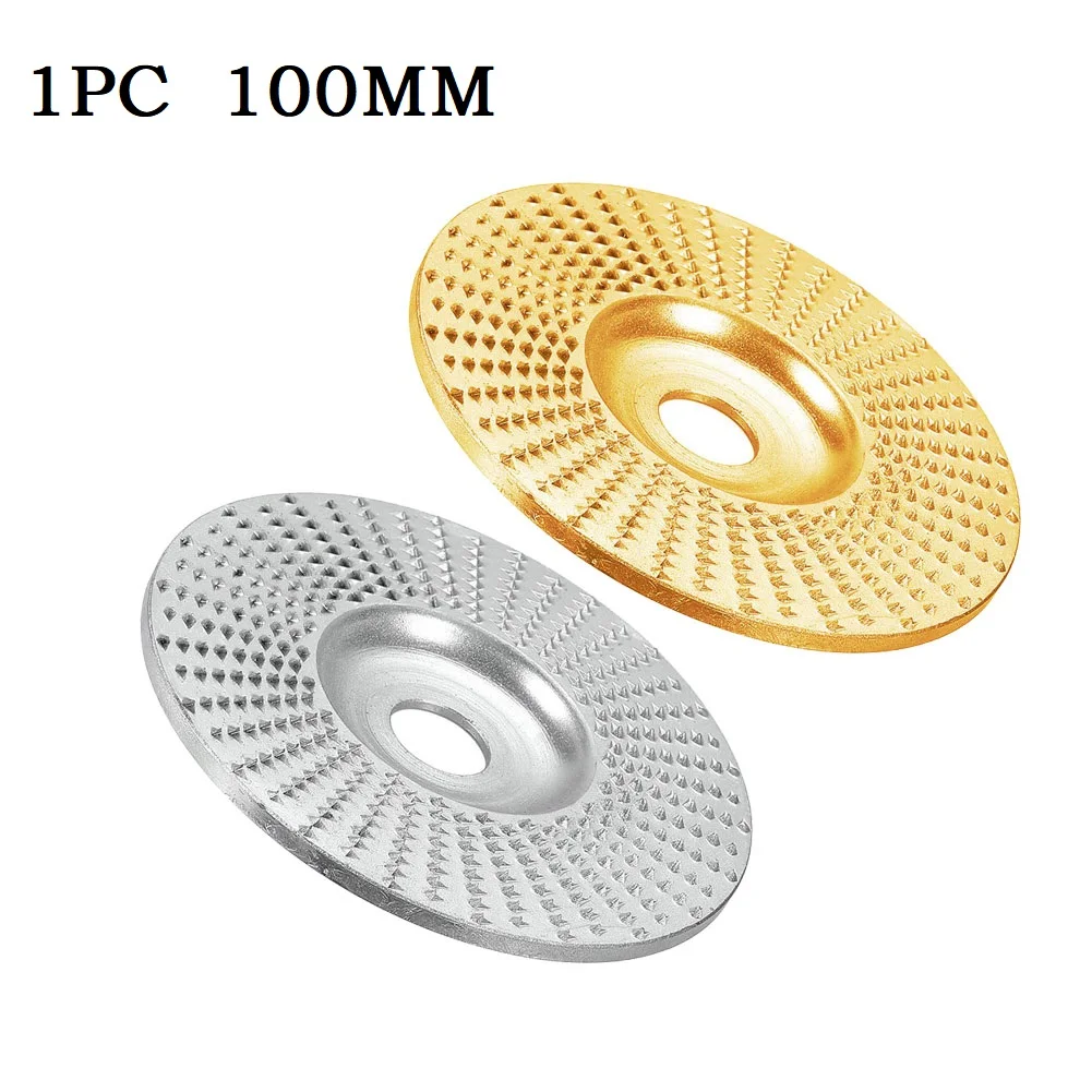 

1pc Grinder Wheel Disc 4 Inch 100mm Wood Shaping Wheel Wood Curved Grinding Disc Tungsten Carbide Woodworking Tools