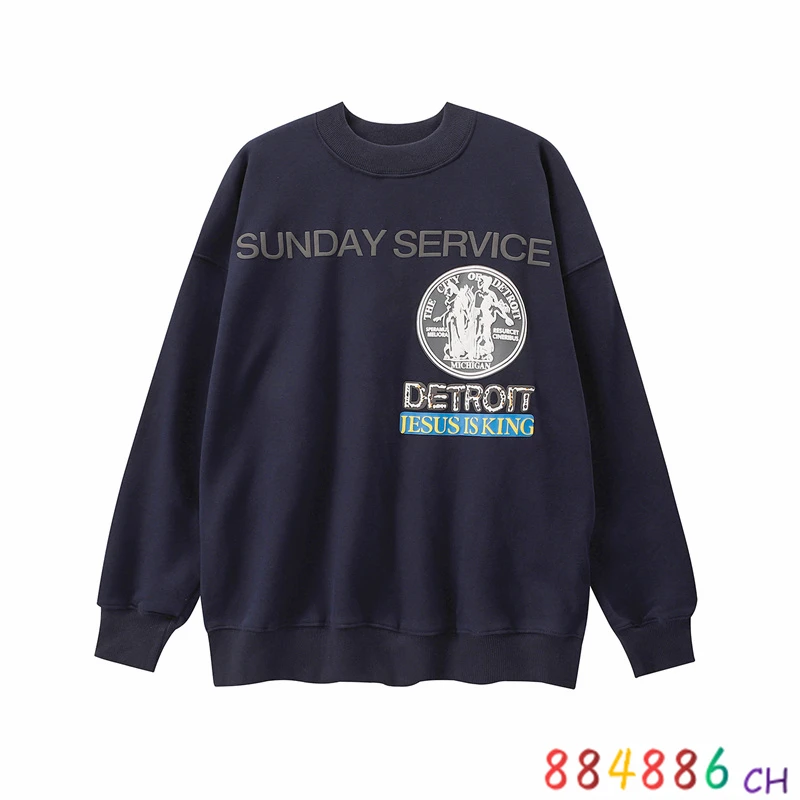 Новинка толстовка Kanye с изображением Уэста Иисуса короля альбом пуловер унисекс