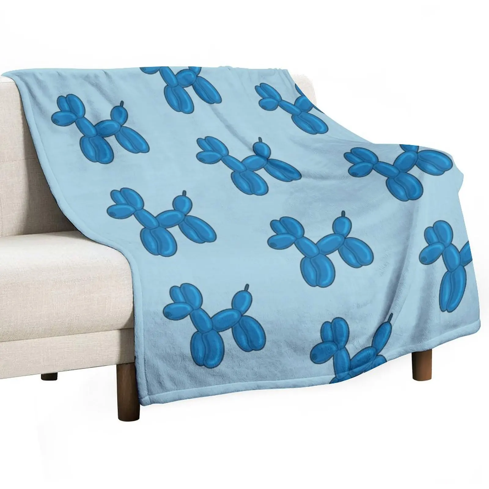 Одеяло с синим воздушным шаром для собаки гигантский диван лохматый фляр идеи